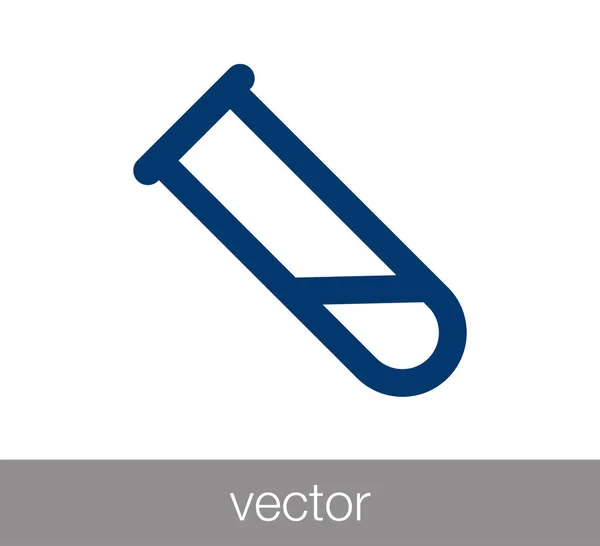 Ikona zkušební trubice — Stockový vektor