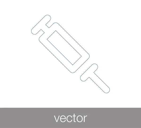 Spuit teken pictogram — Stockvector