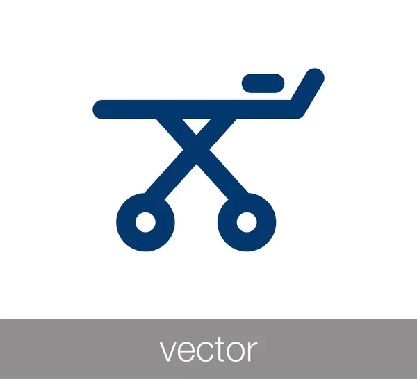 Иллюстрация значка носилок — стоковый вектор