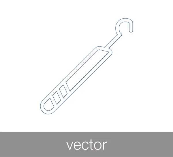 Ícone ferramenta dental — Vetor de Stock