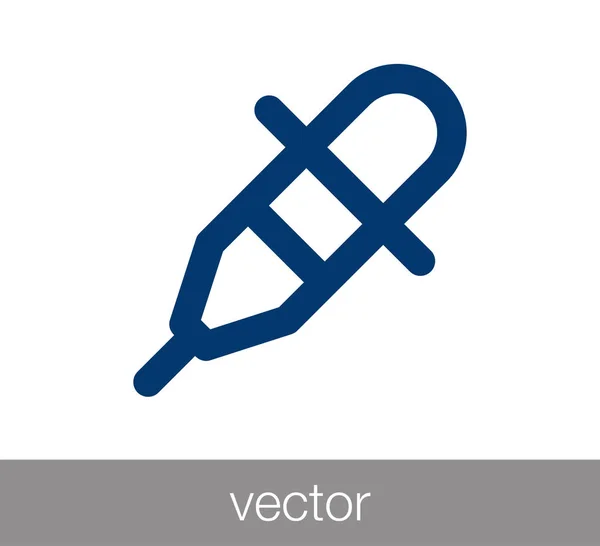 Bloed druppelaar pictogram — Stockvector