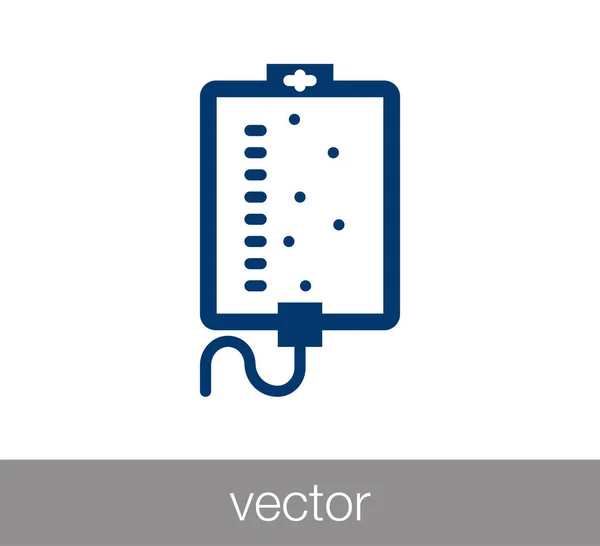 Icona trasfusione di sangue . — Vettoriale Stock