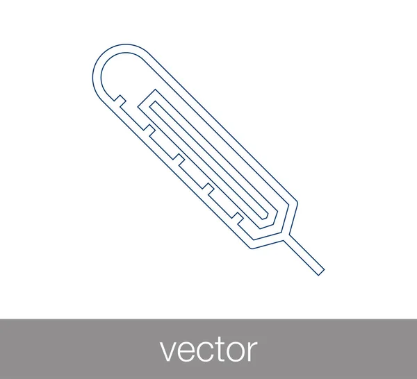 Thermometer-Zeichen — Stockvektor