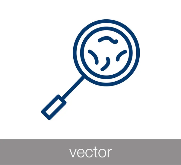 Ikona podepsat Lupa — Stockový vektor