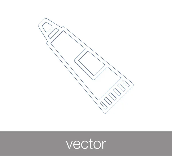 Ícone de sinal de dente — Vetor de Stock