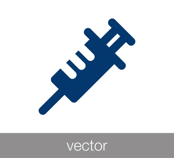 Signo de jeringa icono — Archivo Imágenes Vectoriales