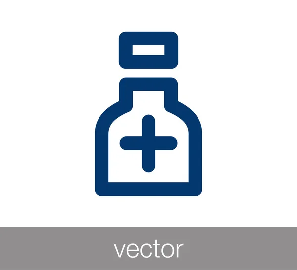 Prášky ploché ikony — Stockový vektor