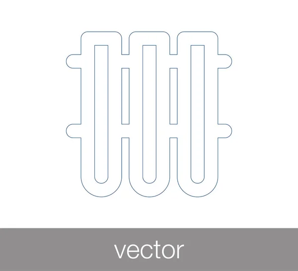 Test tube icon — Stock Vector