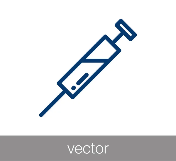 Spritzenzeichen-Symbol — Stockvektor