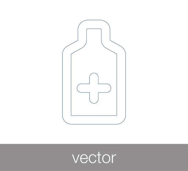 Pills flat icon — Stock Vector