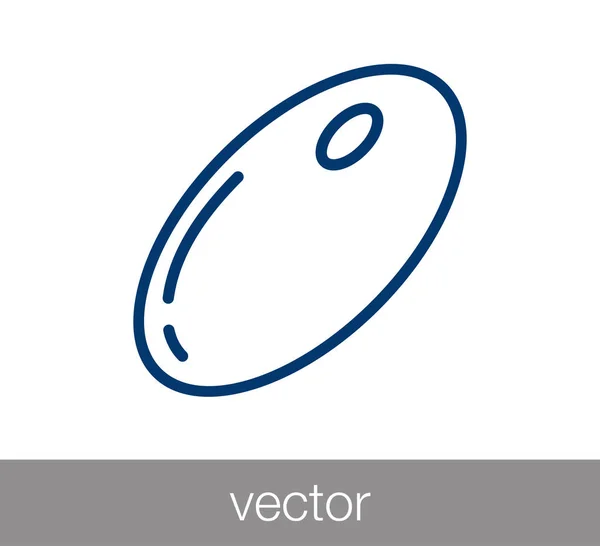 Tabletták Lapos ikon — Stock Vector