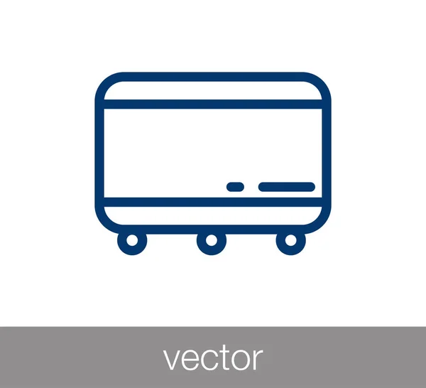 Identificación tarjeta insignia icono — Vector de stock