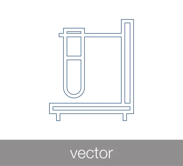 Icône du tube à essai — Image vectorielle