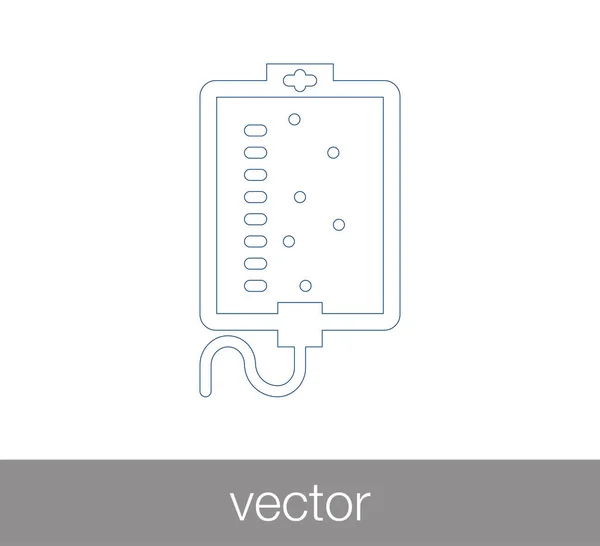 Icono de transfusión de sangre . — Archivo Imágenes Vectoriales