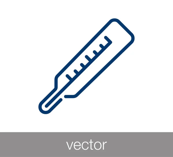 Ícone de sinal do termômetro —  Vetores de Stock