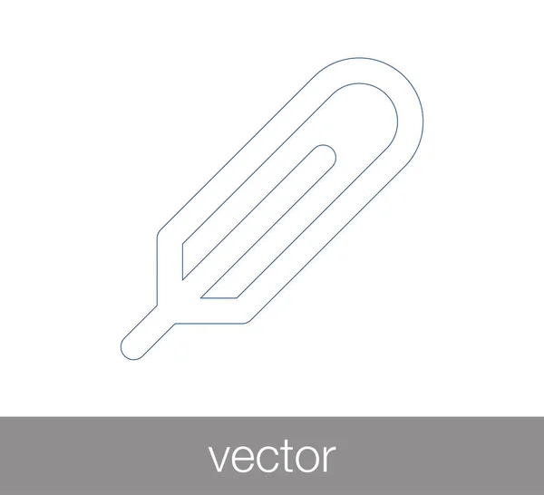 Icône du thermomètre signe — Image vectorielle