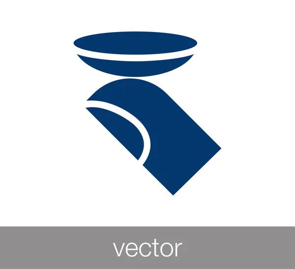 Contactlens pictogram. — Stockvector