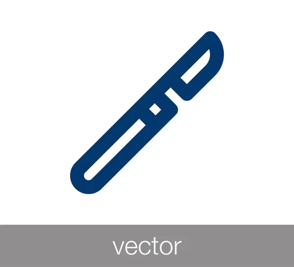 Illustration d'icône scalpel — Image vectorielle
