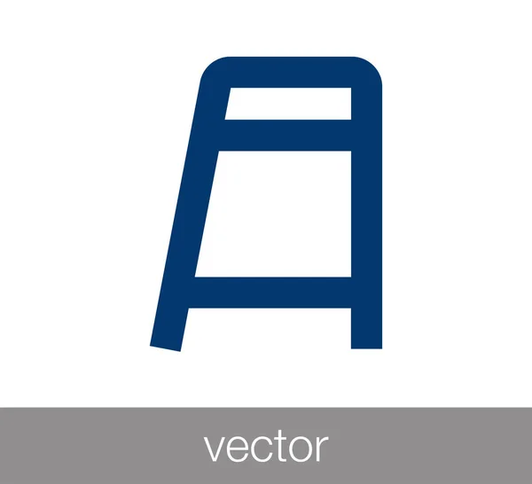 Icono plano muleta — Vector de stock