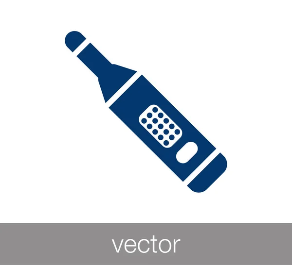 Ícone de sinal do termômetro — Vetor de Stock