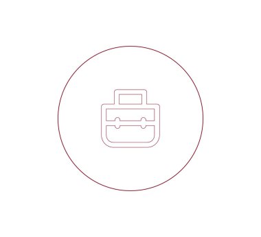 iş evrak çantası simgesi.