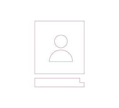 ID simgesi. kimlik simgesi.