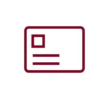 ID simgesi. kimlik simgesi.