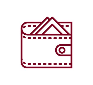 M-cüzdan simge tasarlamak