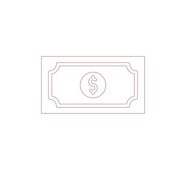 Para basit web simgesi