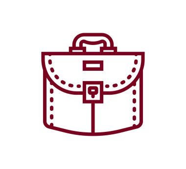 iş evrak çantası simgesi.