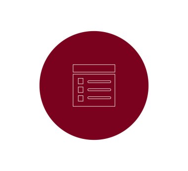 Arayüzü web simgesi.