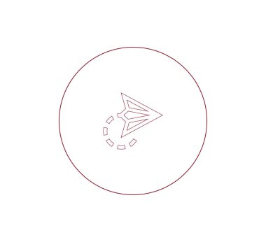 Kağıt uçurtma simgesi