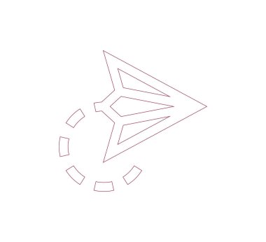 Kağıt uçurtma simgesi