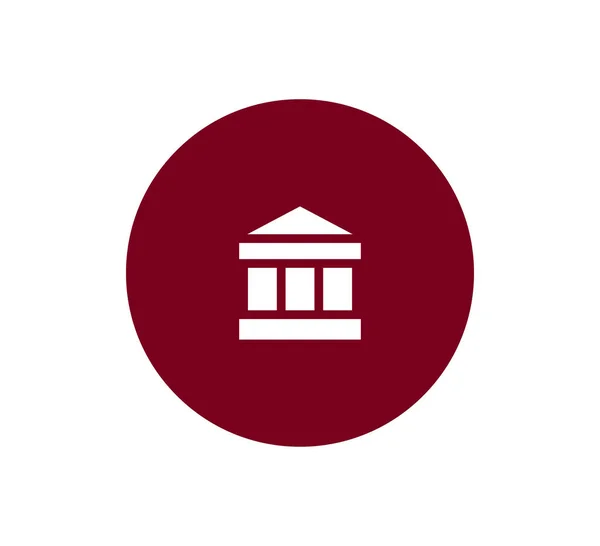Icono web del banco — Archivo Imágenes Vectoriales
