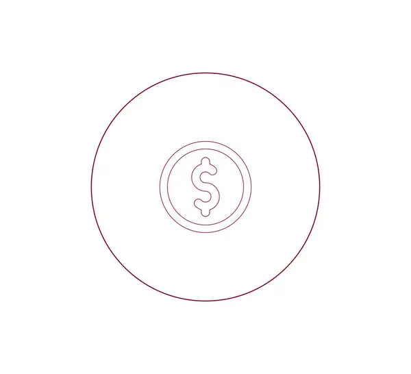 Плоский значок гроші — стоковий вектор