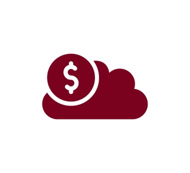 Para simgesi ile bulut