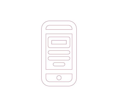 Cep Telefonu Simgesi.