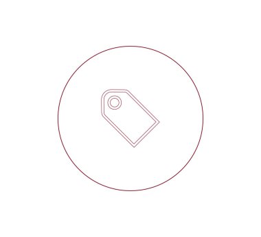 fiyat etiketi simgesi.