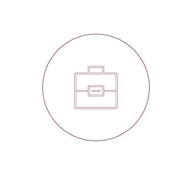 iş evrak çantası simgesi.