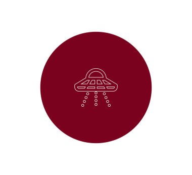 UFO düz simgesi