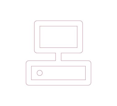 monitör web simgesi