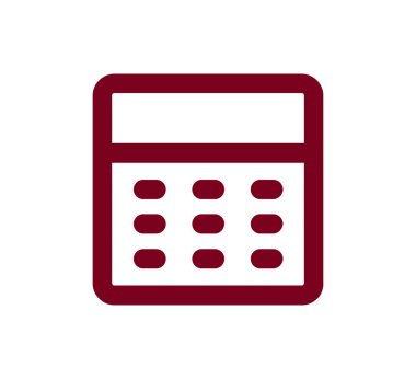 Hesap makinesi simge tasarlamak 