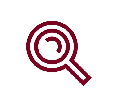 Büyütme cam simgesi