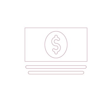 Para basit web simgesi