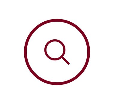 büyüteç simgesini illüstrasyon