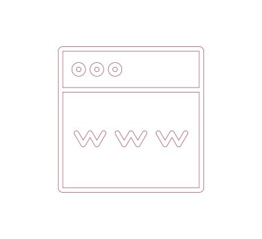 Arayüzü web simgesi.