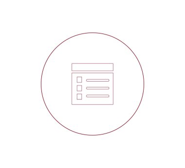 Arayüzü web simgesi.