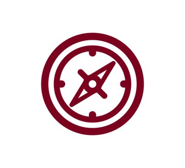 Pusula simgesini illüstrasyon