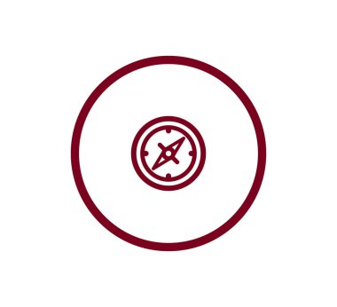 Pusula simgesini illüstrasyon