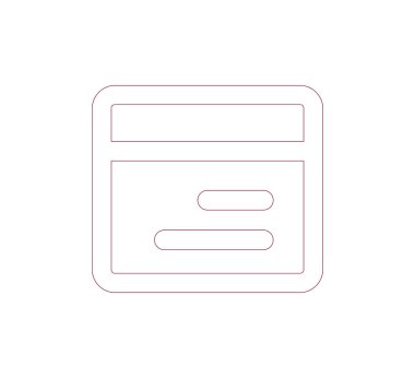 Arayüzü web simgesi.